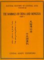 Natural History of Central Asia Vol XI.