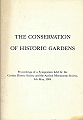 The Conservation of Historic Gardens.