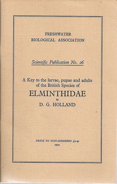 A Key to the larvae, pupae and adults of the British Species of Elminthidae.
