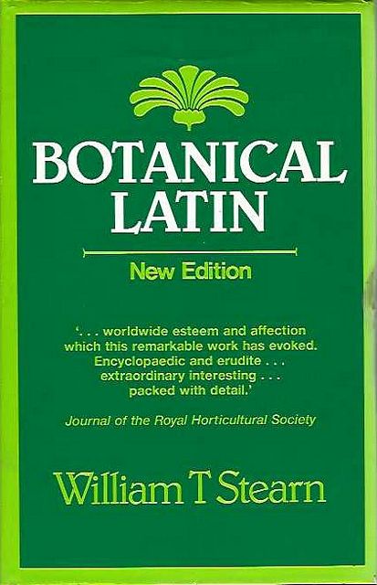 Botanical Latin.