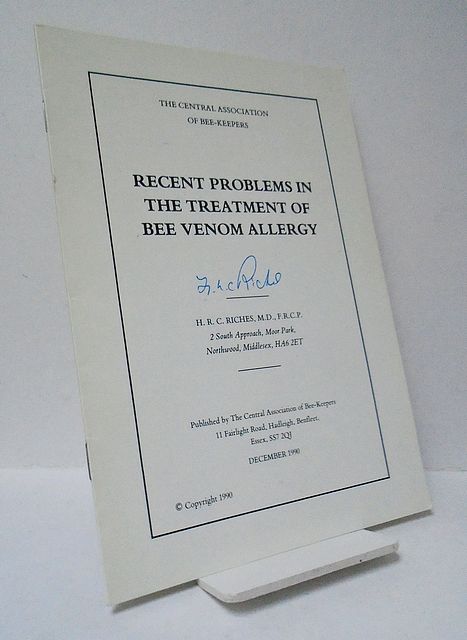 Recent Problems in the Treatment of Bee Venom Allergy.