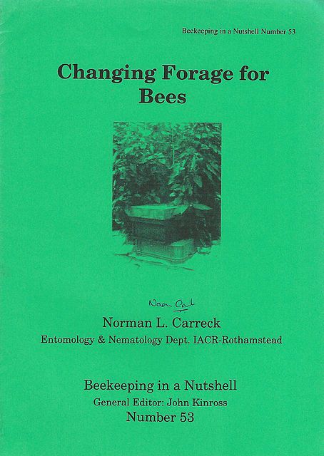 Changing Forage for Bees.