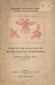 Guide to the Collection of British Aculeate Hymenoptera.
