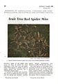 Fruit Tree Red Spider Mite. 