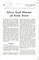 Silver Leaf Disease of Fruit Trees.