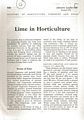 Lime in Horticulture.