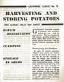 Harvesting and Storing Potatoes.