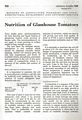 Nutrition of Glasshouse Tomatoes.