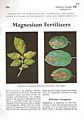 Magnesium Fertilizers.