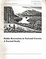 Public Recreation in National Forests: A Factual Study.