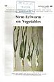 Stem Eelworm on Vegetables.