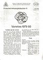 Protected Lettuce Production 6 - Varieties 1979-80.