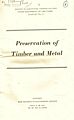 Preservation of Timber and Metal.