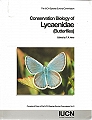 Conservation Biology of Lycaenidae (Butterflies).