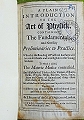 A Plain Introduction to the Art of Physick.