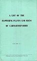 A List of the Flowering Plants and Ferns of Carmarthenshire.