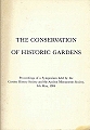 The Conservation of Historic Gardens.