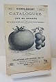 Suppl&eacute;ment aux Catalogues 1933.